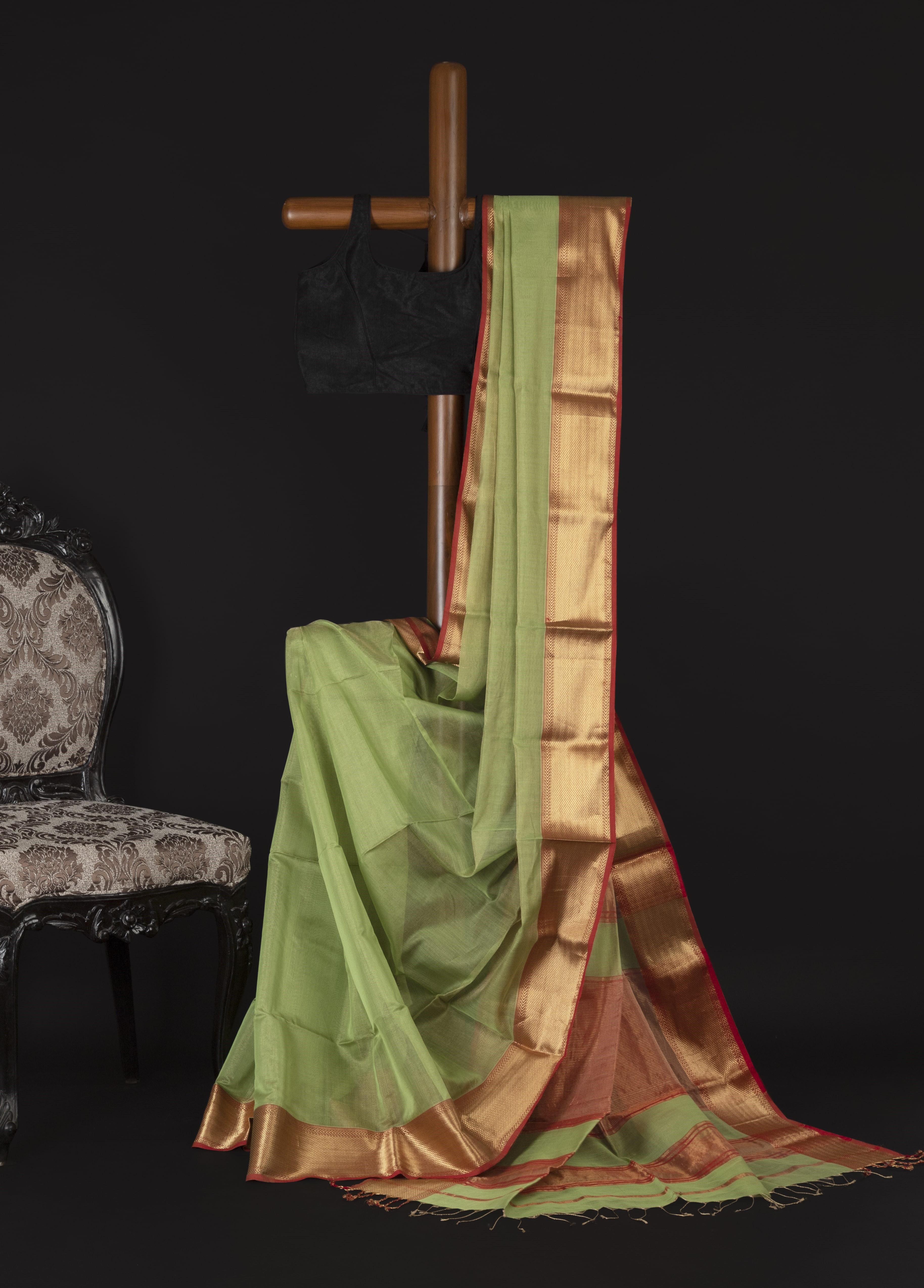 Silk Cotton Tissue Saree