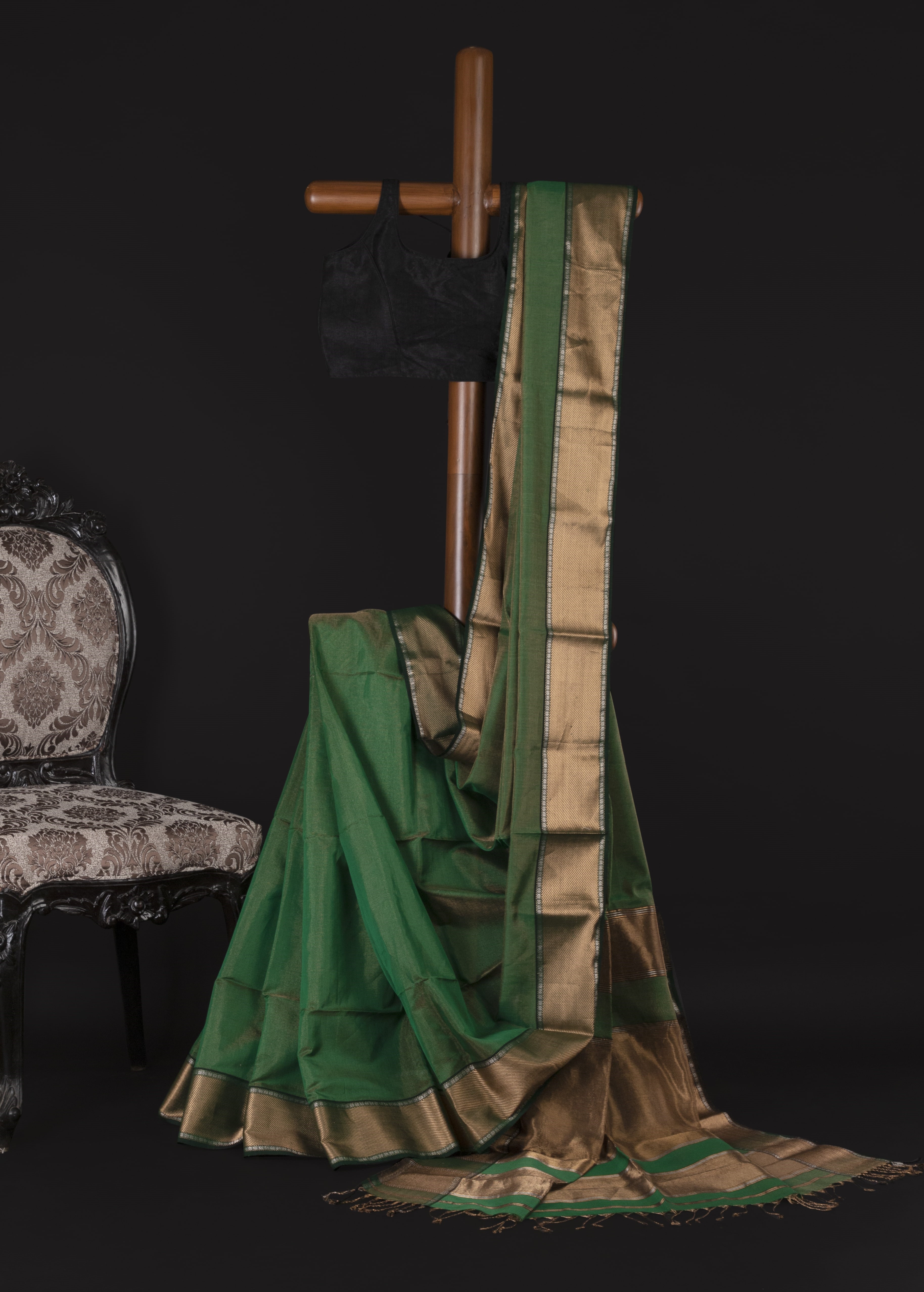 Silk Cotton Tissue Saree