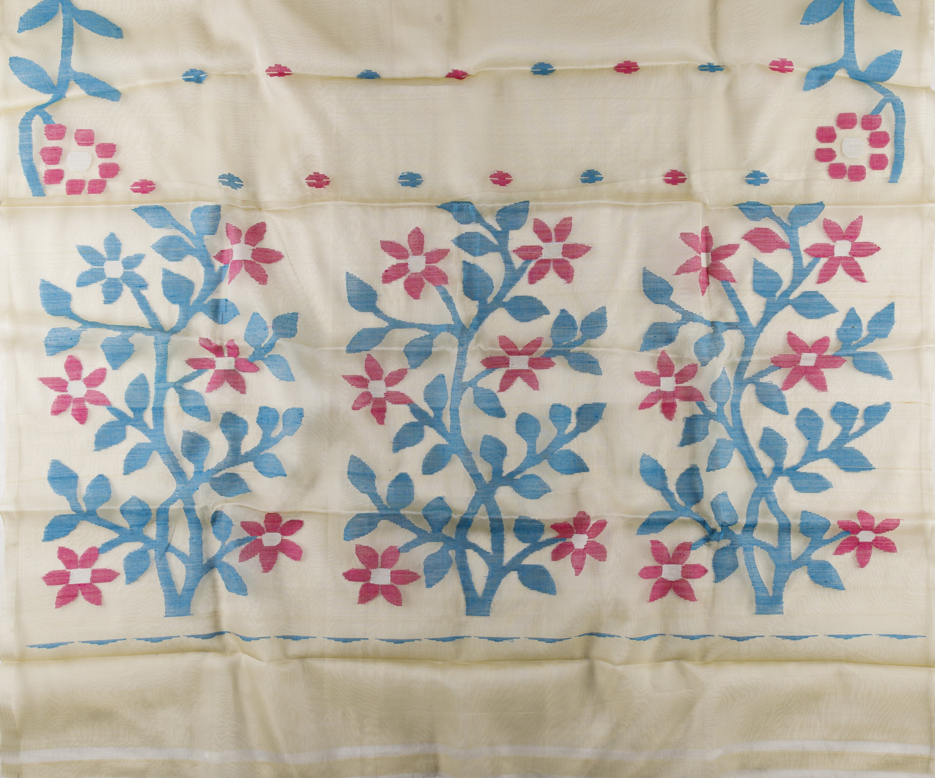 Pure Silk Muslin Jamdani Saree Pure Silk Muslin Jamdani Saree