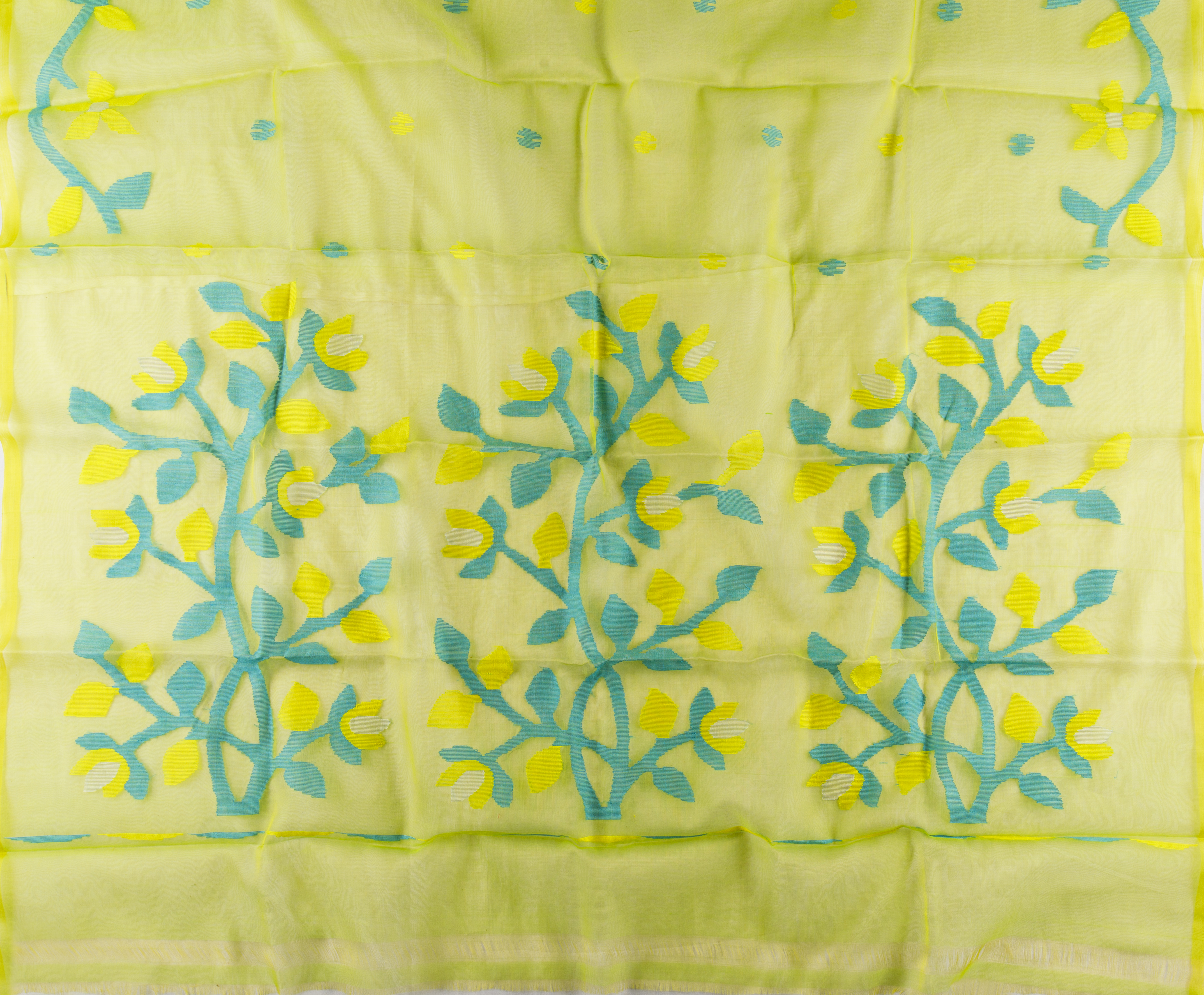 Pure Silk Muslin Jamdani Saree Pure Silk Muslin Jamdani Saree
